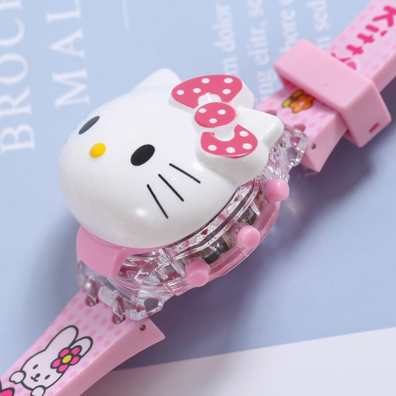 Olá gatinho, lindo relógio eletrônico de desenho animado de alta qualidade, presente de aniversário - imagem 4