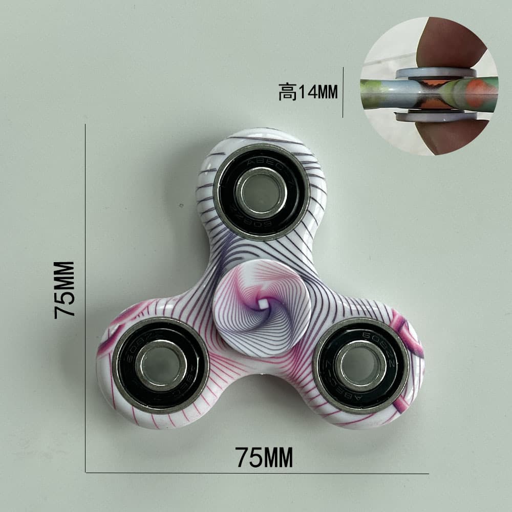 Brinquedo de plástico, pião para dedo, anti-stress - imagem 4