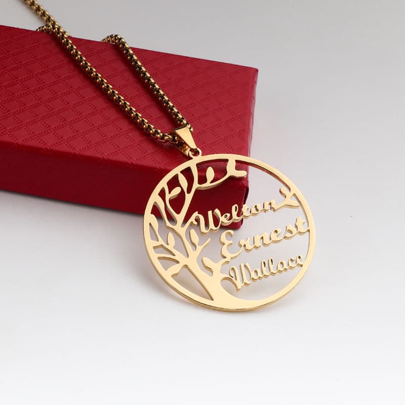 Colar dourado com letras, feito sob medida, amostra de ouro 750 - imagem 5