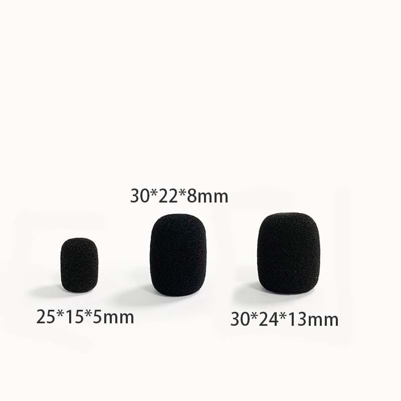 Amplificador esponja capa fone de ouvido microfone capa fone de ouvido espuma algodão lavável pequeno fone de ouvido capa esponja - imagem 4