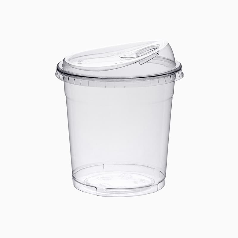 喇叭花 Xícara de chá de café de plástico descartável para sorvete - imagem 6