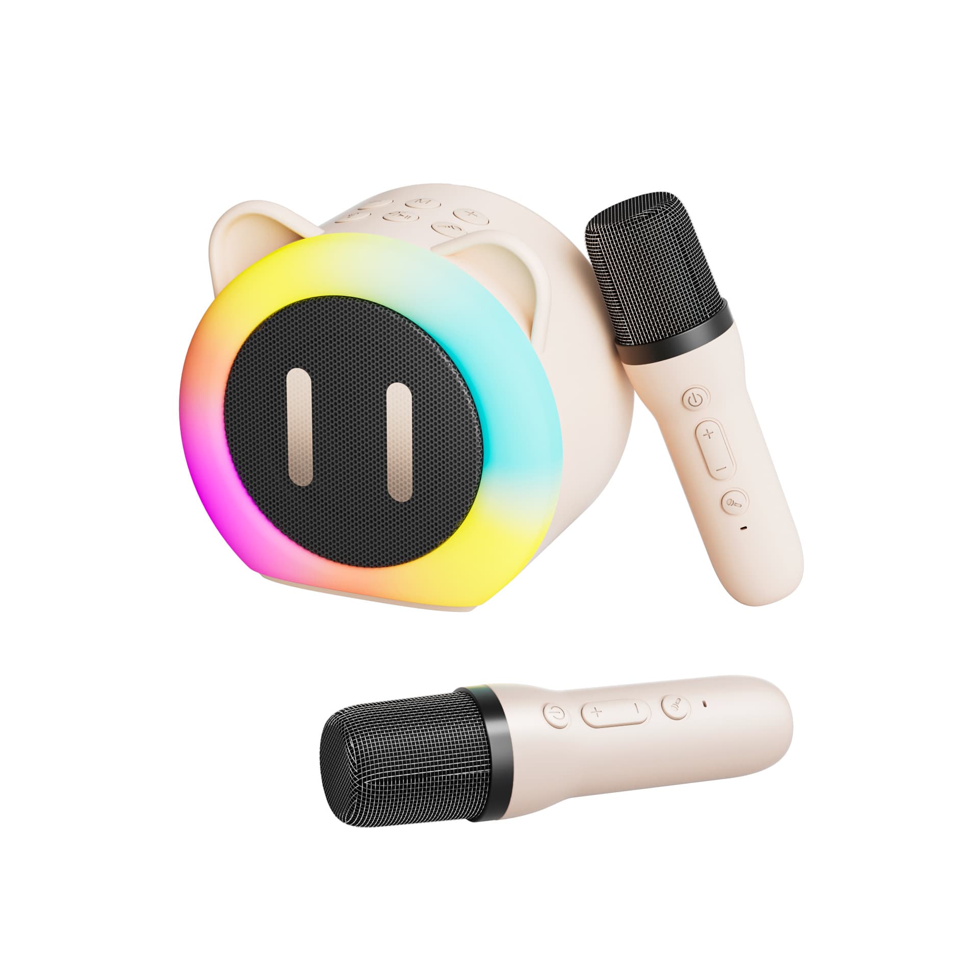 Novas crianças cantando karaokê microfone de áudio em casa microfone de áudio em casa ktv sem fio bluetooth áudio integrado - imagem 6
