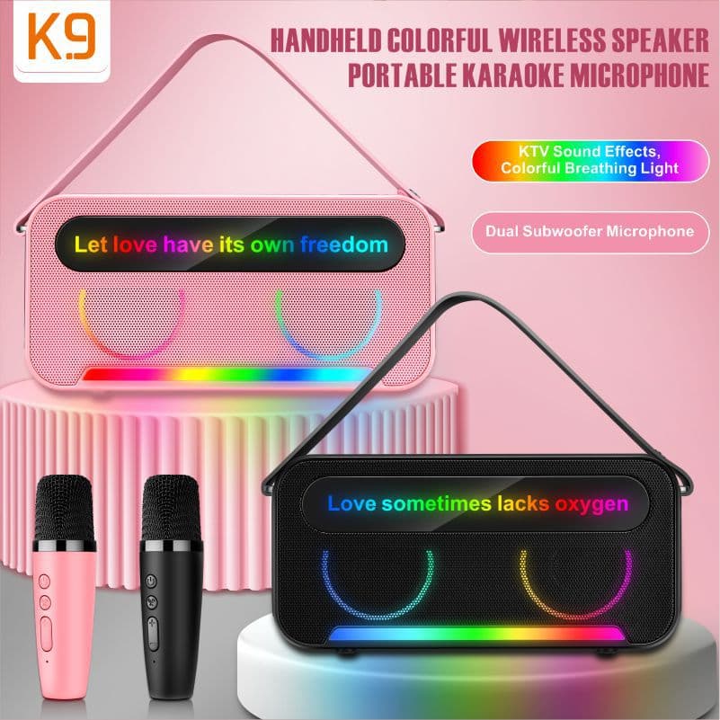 Novo alto-falante bluetooth de karaokê sem fio, subwoofer portátil para celular ao ar livre, mini alto-falante portátil multifuncional doméstico - imagem 1