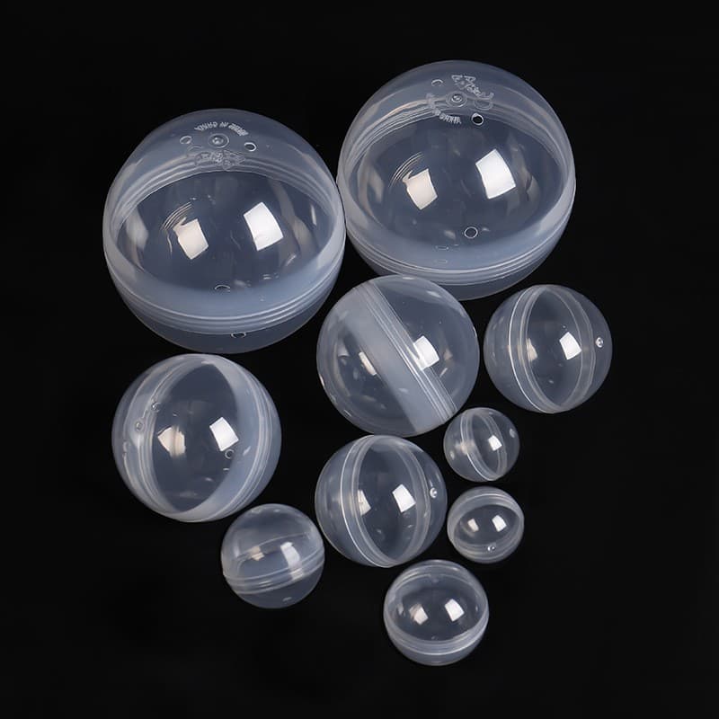 Gashapon shell clip boneca máquina gashapon máquina de jogo brinquedo transparente gashapon bola fabricante diretamente aprovado alta transparente gashapon shell - imagem 3