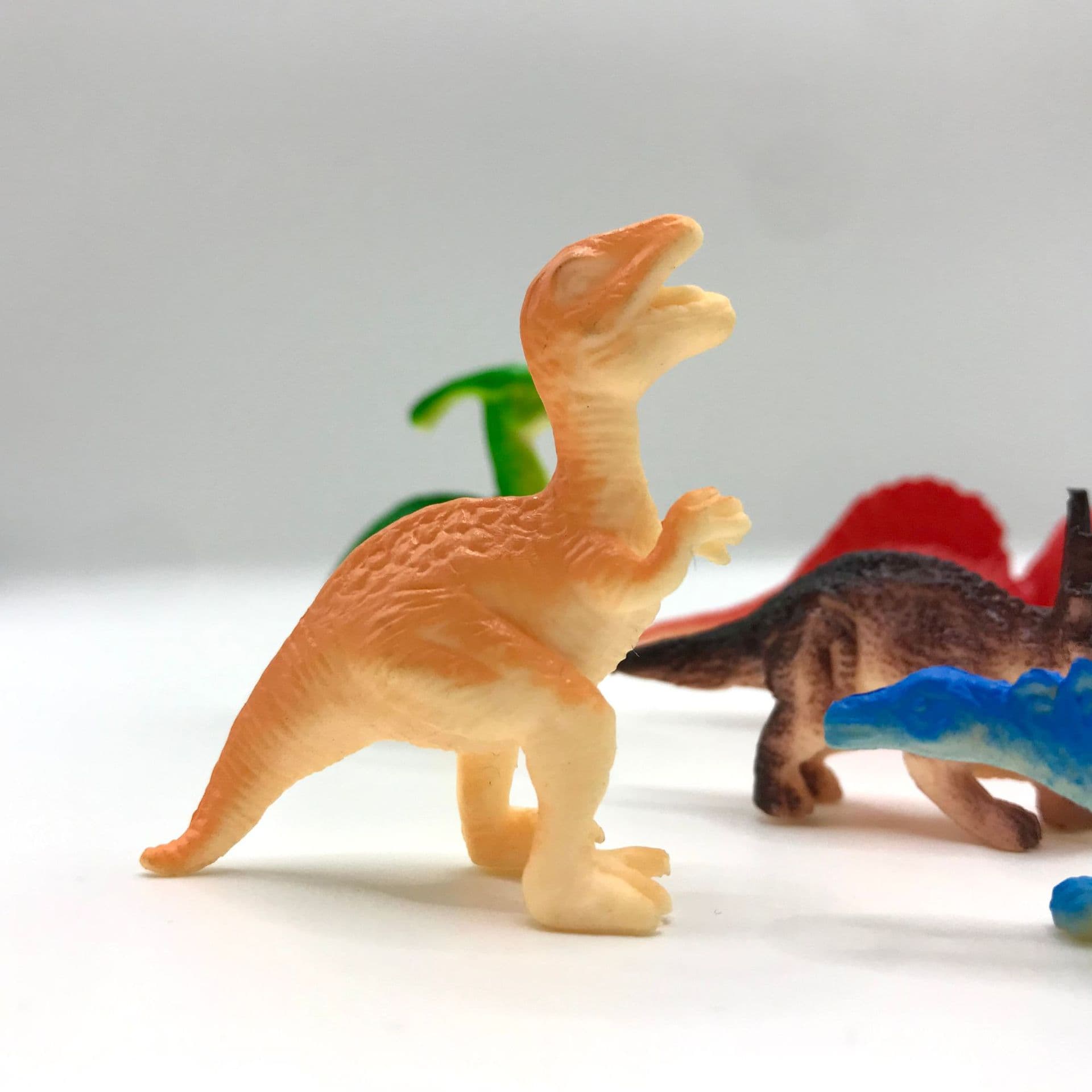 Dinossauro realista, brinquedo de PVC para jardim de infância, 2 polegadas, período Jurássico - imagem 3