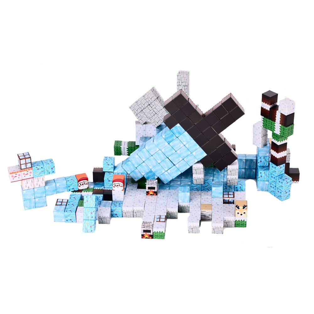 Quebra-cabeças magnético, brinquedo, conjunto pequeno, construtor - imagem 6