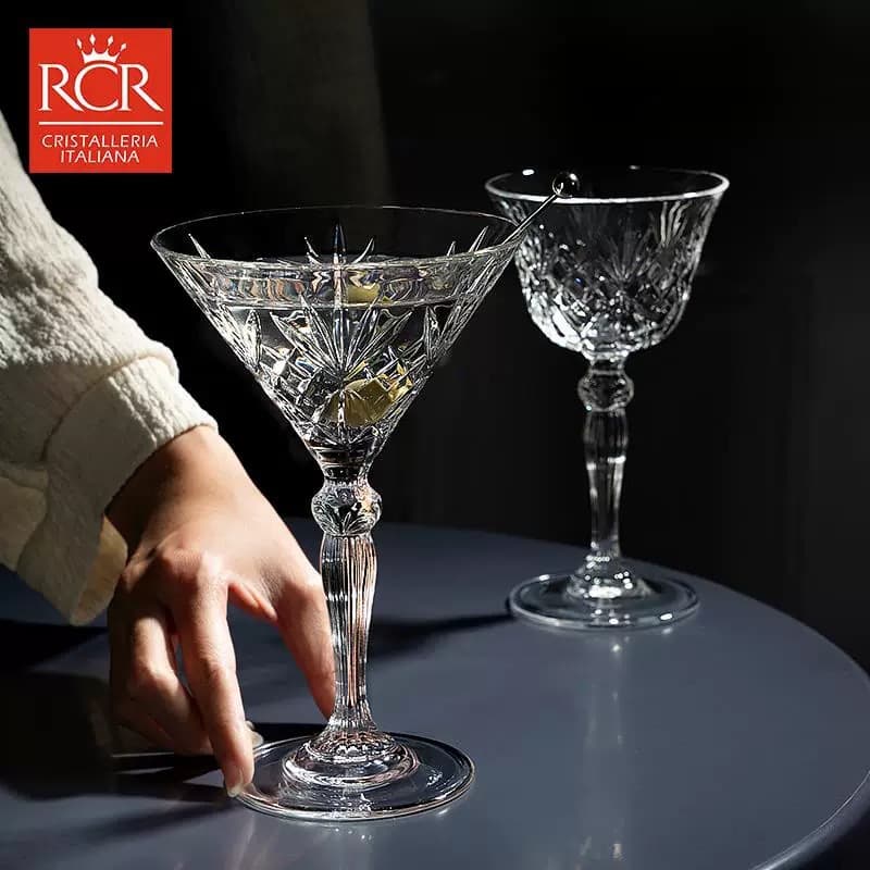 Copo de vinho de cristal coquetel clássico, Itália - imagem 4