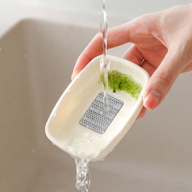 Moedor manual de gengibre, triturador de alho doméstico, gengibre, alho, cozinha, suplemento alimentar, triturador de alho, wasabi, mostarda - imagem 5