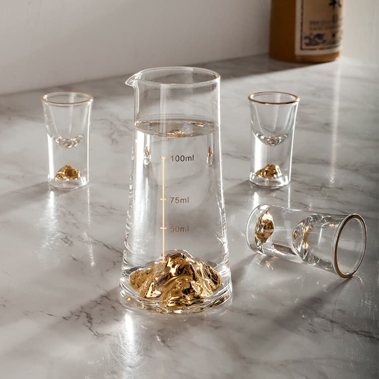 Dispensador de vinho, copo de vinho, xícara de chá, caixa de presente, conjunto de vinho de cristal, bala, estilo leve e luxuoso - imagem 3