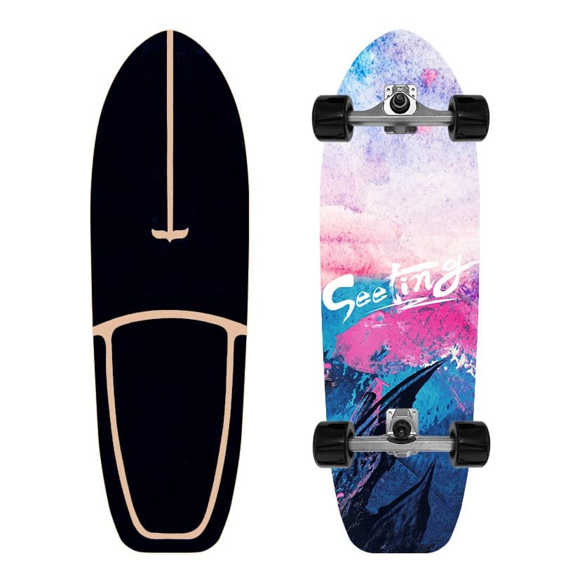 Skate de poliuretano, prática de esqui para iniciantes, 32 polegadas - imagem 3