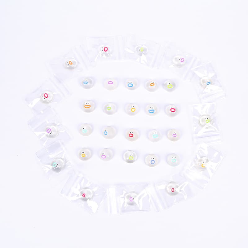 Bolinhos transparentes, narizinhos, música beliscando, bolinhos de desenhos animados feitos à mão, feitos à mão, pacotes de expressão super fofos, brinquedos de descompressão - imagem 4