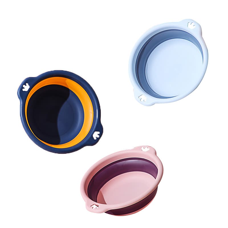 Produto japonês de higiene para bebês, lavatório de plástico para viagem para lavanderia, espessura aumentada - imagem 6