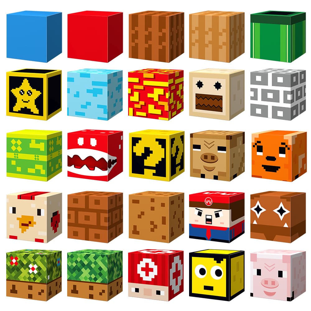 Fonte fabricante My Magnetic World Cube Building Blocks 90 estilos 2CM quebra-cabeça magnético tridimensional blocos de construção em massa - imagem 3