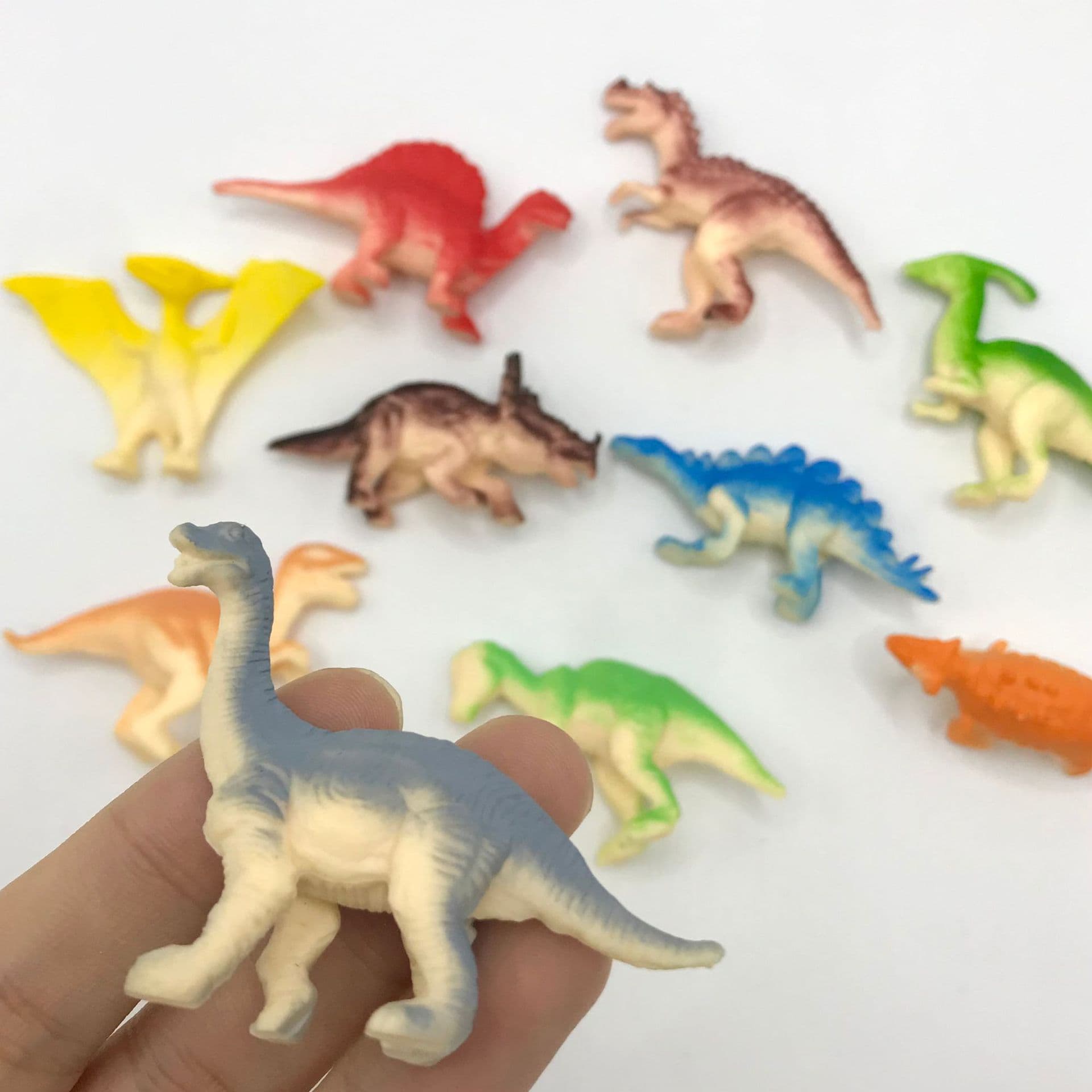 Dinossauro realista, brinquedo de PVC para jardim de infância, 2 polegadas, período Jurássico - imagem 4