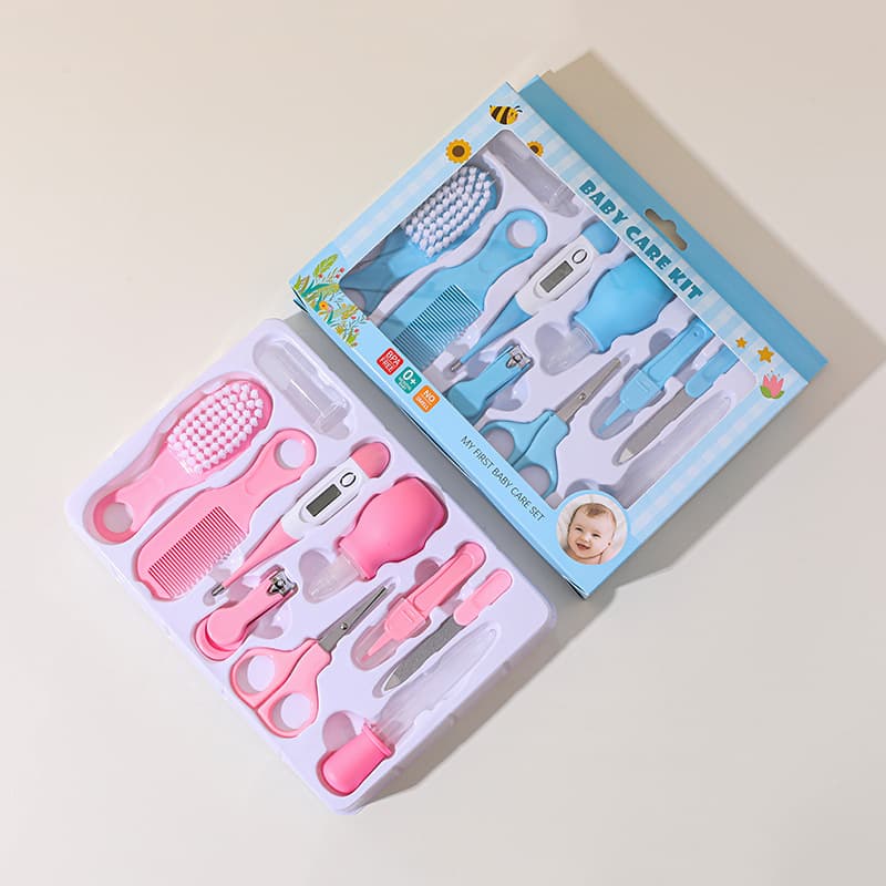 (Comércio internacional), conjunto médico infantil, termômetro para unhas, escova de dentes, escova, 10 peças - imagem 4