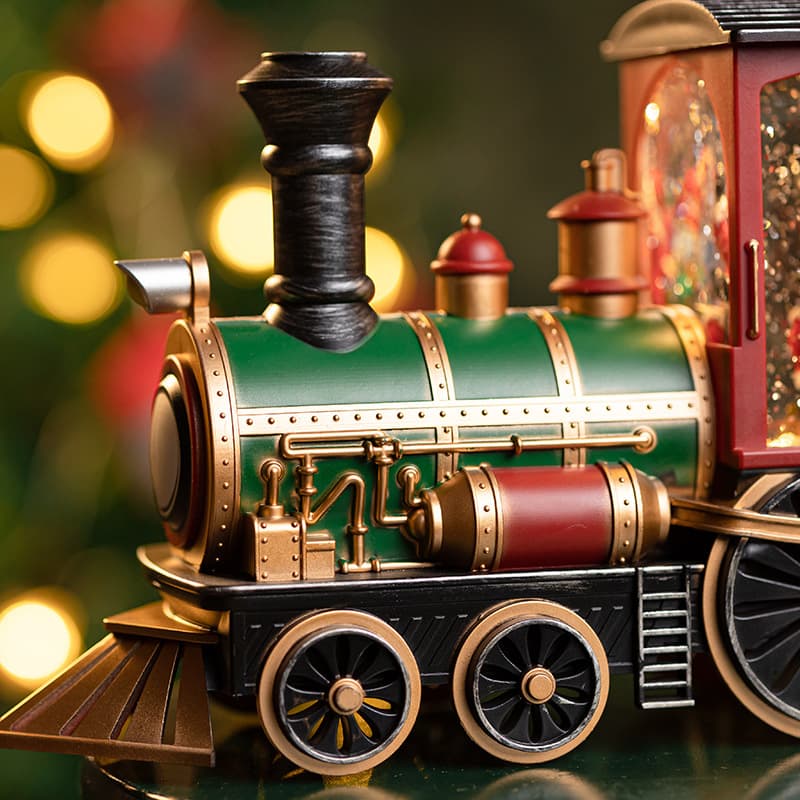 Trem de Natal, caixa de música, brinquedo, presente de aniversário - imagem 4