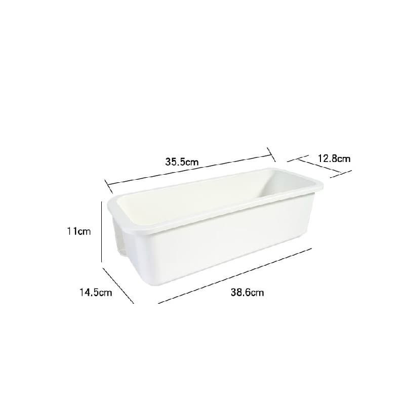 Caixa de armazenamento extraível para banheiro, sem perfuração, rack de armazenamento com fenda estreita, prateleira de armazenamento montada na parede da cozinha - imagem 6