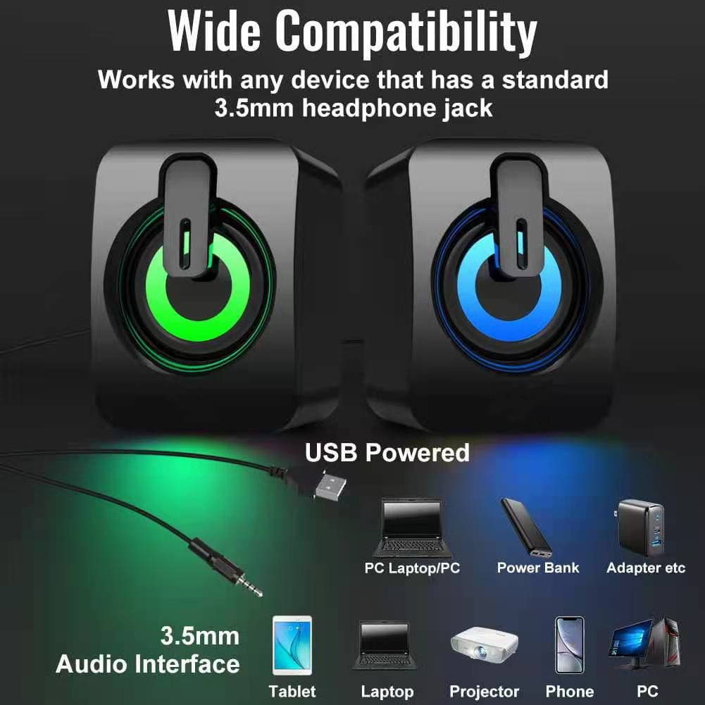 X9 desktop computador desktop alto-falante notebook pequeno alto-falante usb mini multimídia com fio caixa de par áudio - imagem 4