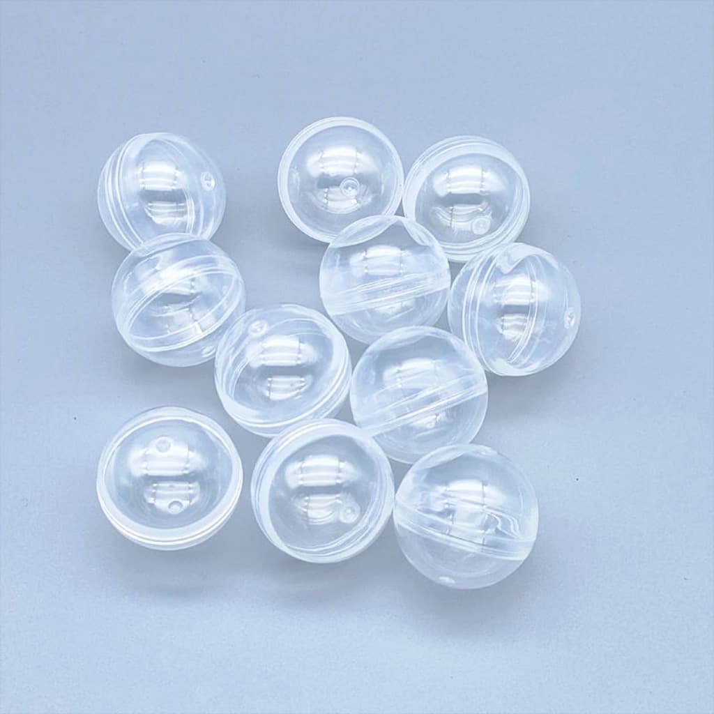 Gacha casca de ovo 32mm transparente redondo macaron brinquedo infantil colorido bola de plástico máquina gashapon para bola gashapon atacado - imagem 3