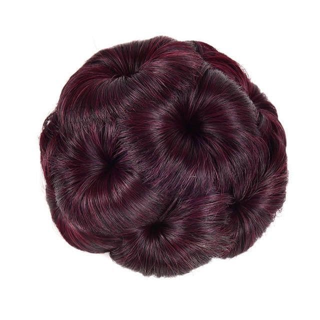 Peruca de virilha feminina, bolsa de peruca de nove flores com prendedor, peruca de cabelo de noiva trançada feminina - imagem 24