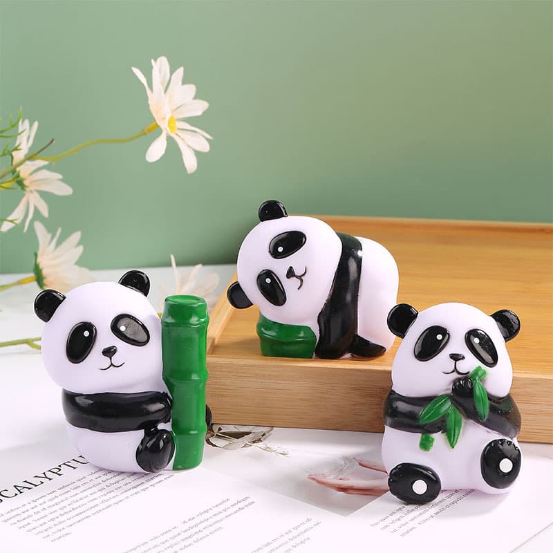 Irmão, slime, boneca, brinquedo, panda, antiestresse - imagem 3