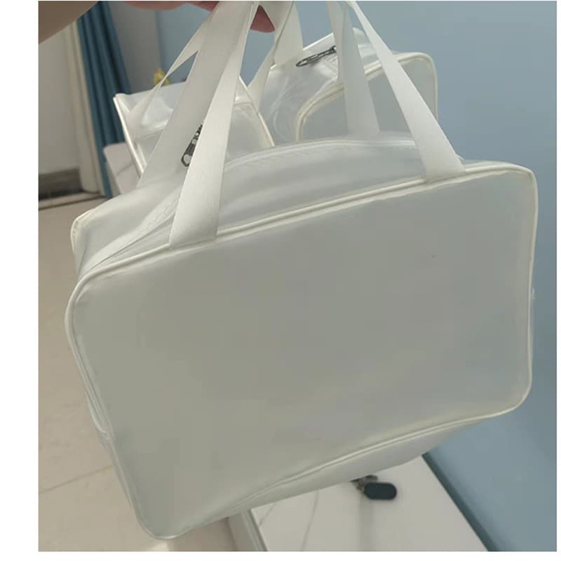 Bolsa cosmética portátil, bolsa de armazenamento fosca à prova d'água em PVC para viagens, feita sob medida, com impressão do seu logotipo - imagem 5