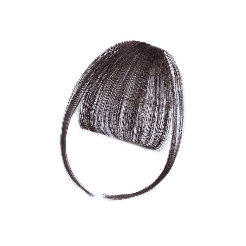 Peruca mini franja ar franja falsa franja feminina realista franja peruca peça franja fina peruca - imagem 6