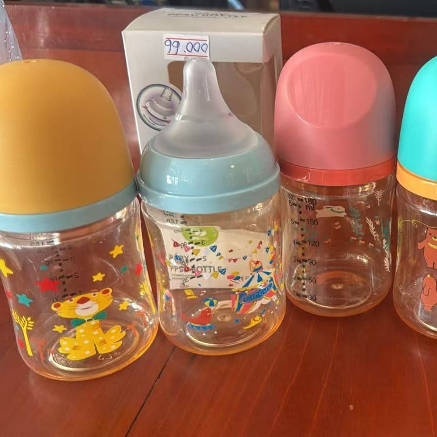 Canudo, mamadeira, embalagem com vidro, presente de aniversário - imagem 5