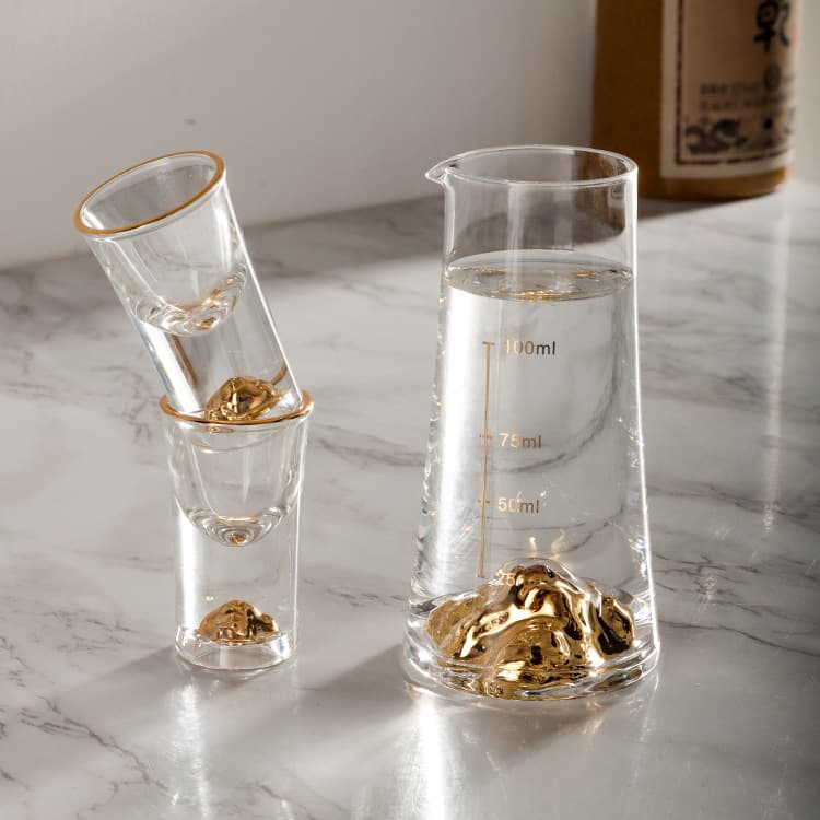 Dispensador de vinho, copo de vinho, xícara de chá, caixa de presente, conjunto de vinho de cristal, bala, estilo leve e luxuoso - imagem 5