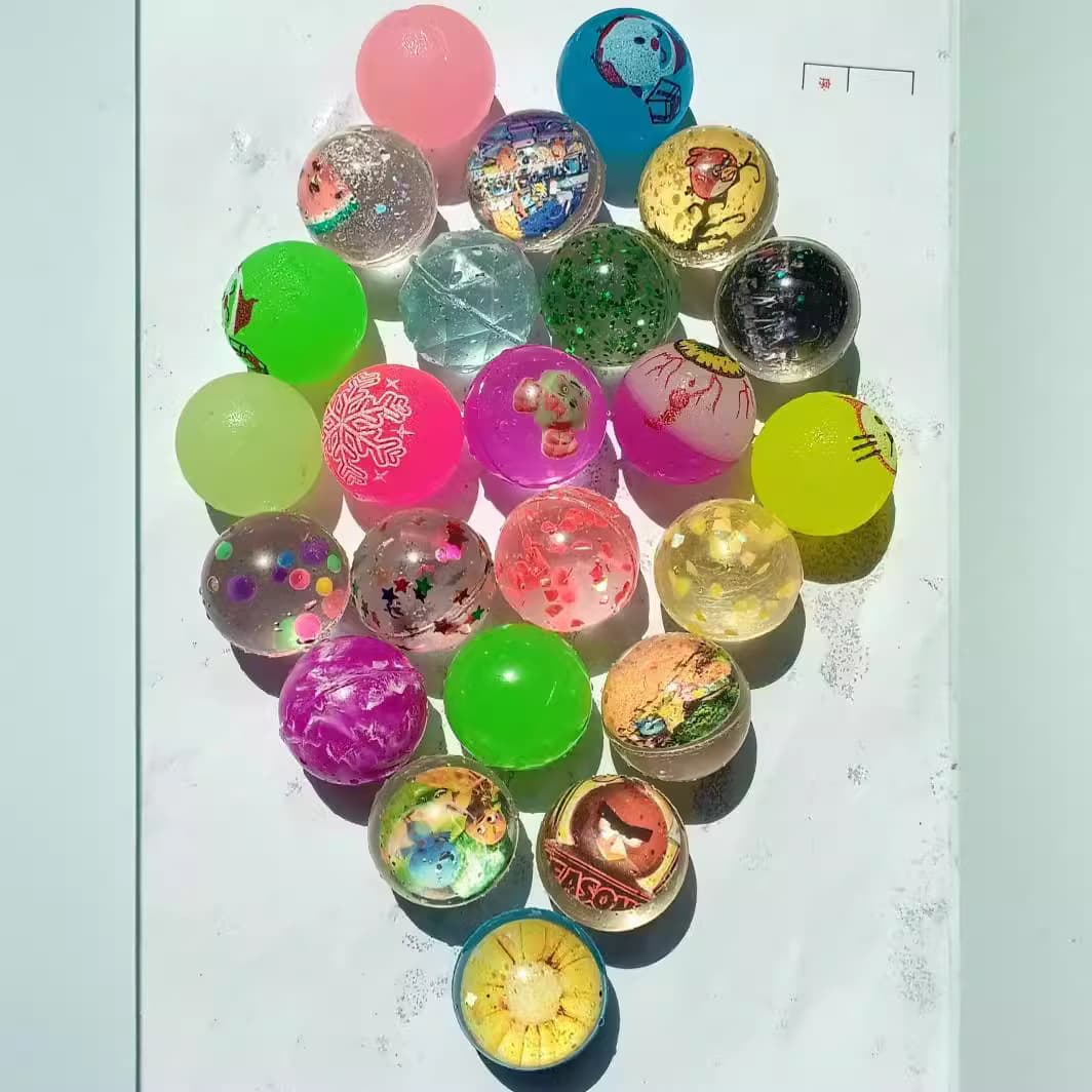 Bolas de hidrogel, bola saltitante, brinquedo misto, 32mm, brinquedo cápsula, vendas diretas da fábrica - imagem 5