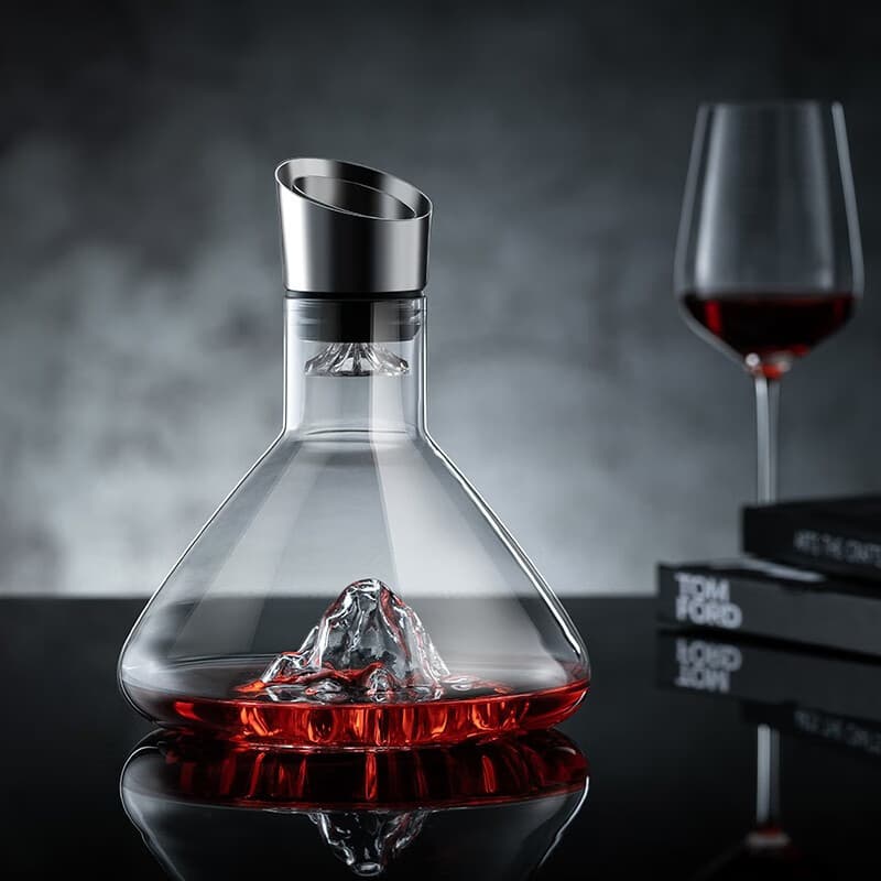 Decantador de vinho de vidro criativo, frasco de bolso, filtro rápido, dispensador de vinho, celebridade da internet - imagem 4