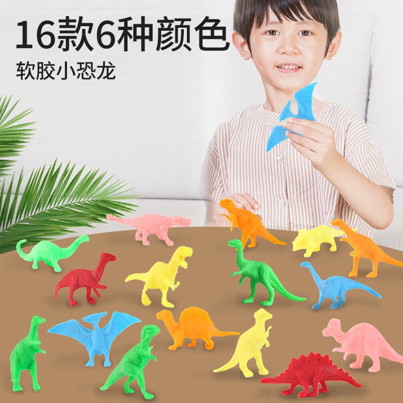 Dinossauro de borracha macia, brinquedo arqueológico, período Jurássico, tiranossauro Rex - imagem 3