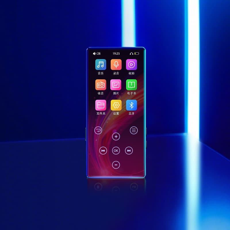 Estoque pronto para fábrica mp3 cross-mirror Bluetooth tela de toque externa mp4 leitor de música de estudante sem perdas HiFi - imagem 2