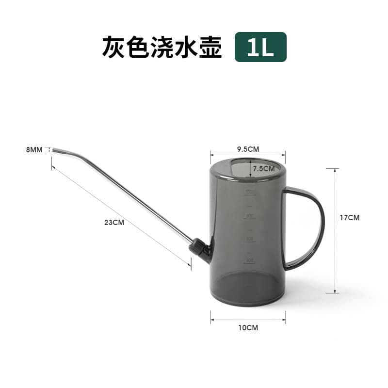 Bule de aço inoxidável, vaso transparente, pulverizador espaçoso - imagem 8