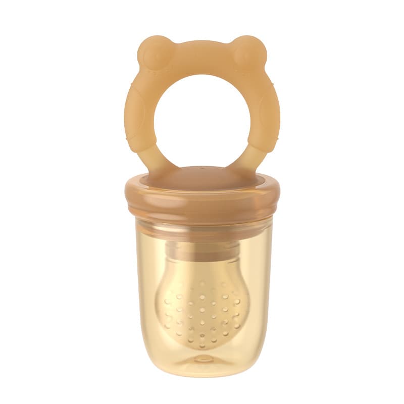 Saco de malha de silicone em borracha para bebê para frutas e vegetais para alimentação complementar, mordedor para mordida correta - imagem 6