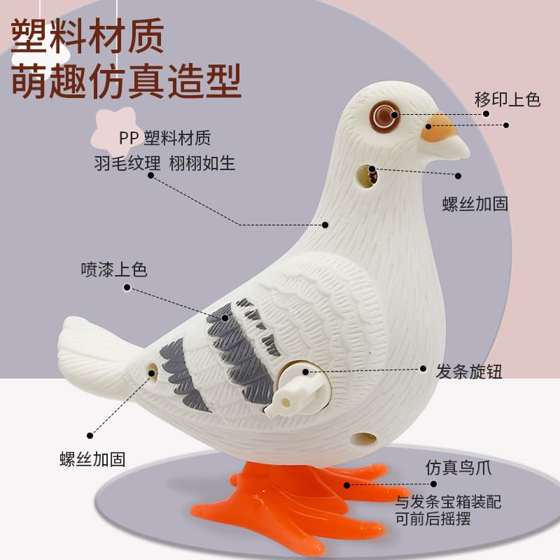 Brinquedo de corda, modelo animal, celebridade da internet - imagem 3