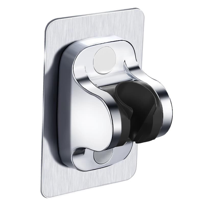 Cabeça de chuveiro sem furos, suporte sem costura, base de ventosa, suporte universal ajustável para cabeça de chuveiro de banheiro, atacado - imagem 5