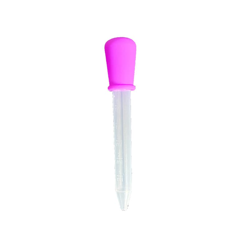 Pipeta de silicone, dispensador universal de medicamentos para crianças, (Física), 5 ml - imagem 4
