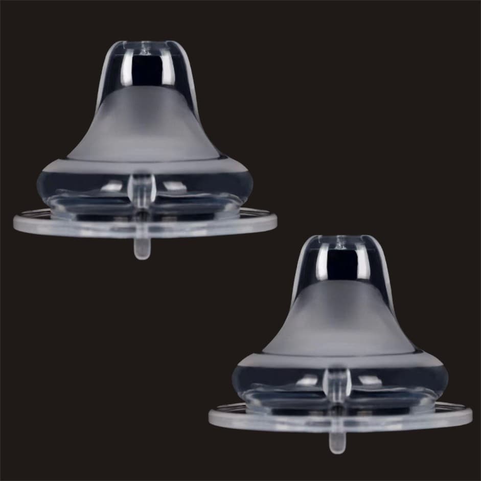 Chupeta, mamadeira universal de silicone, acessórios com vidro, gargalo largo - imagem 3