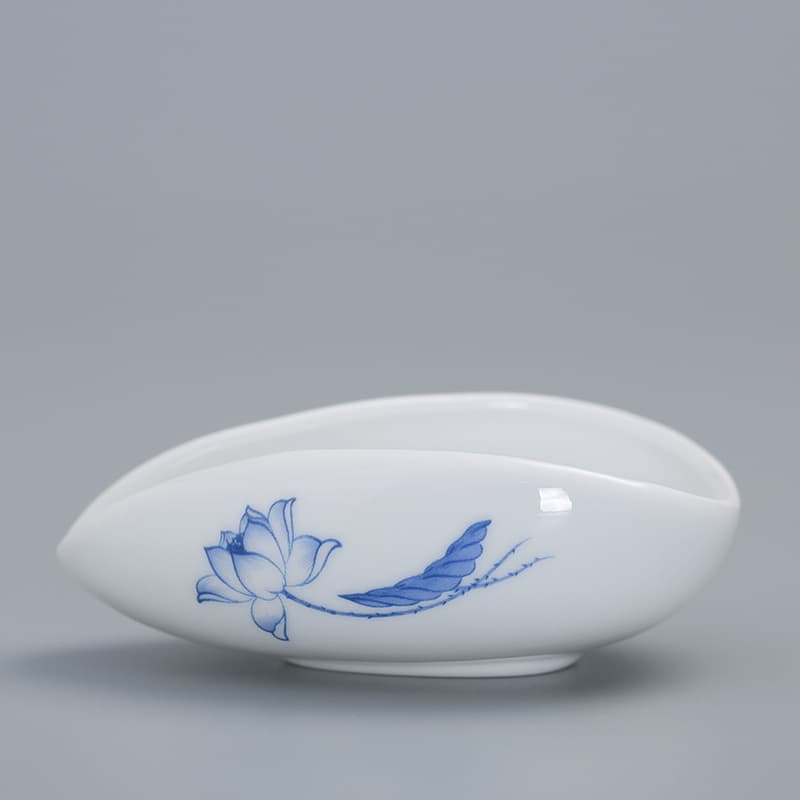 Chá de porcelana branca, chá de porcelana de lótus, chá de cerâmica, apreciação de chá, pá de chá, apreciação de chá, colher de chá, conjunto de chá kung fu, arte do chá, acessórios para cerimônia do chá - imagem 4