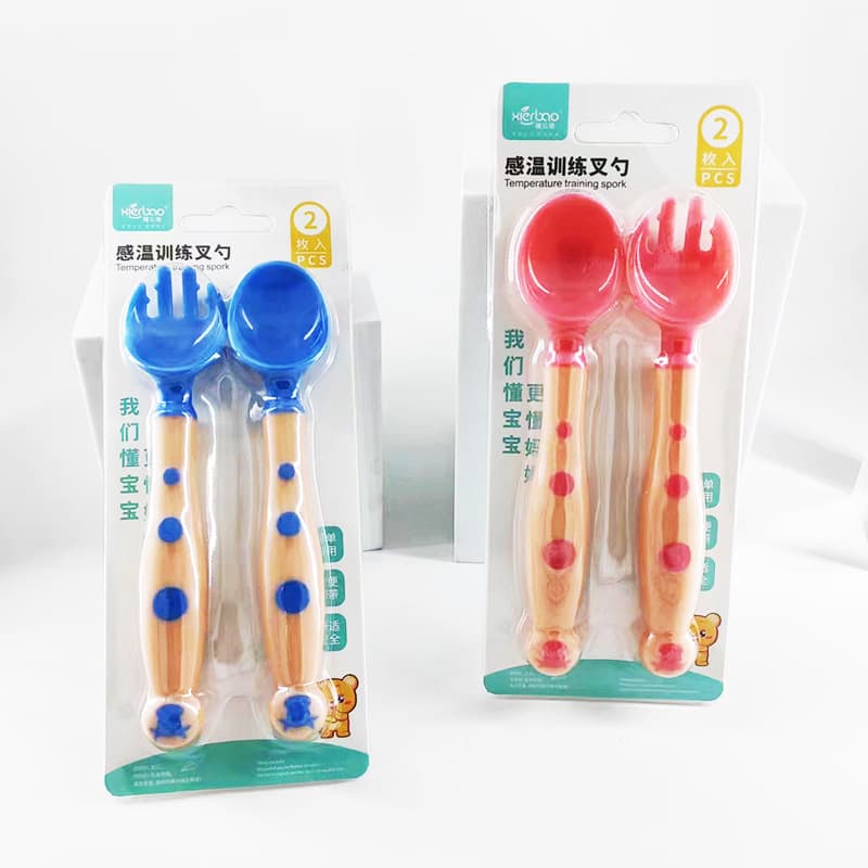 (Comércio transfronteiriço), colher infantil, talheres, conjunto para treinamento de alimentação complementar - imagem 3