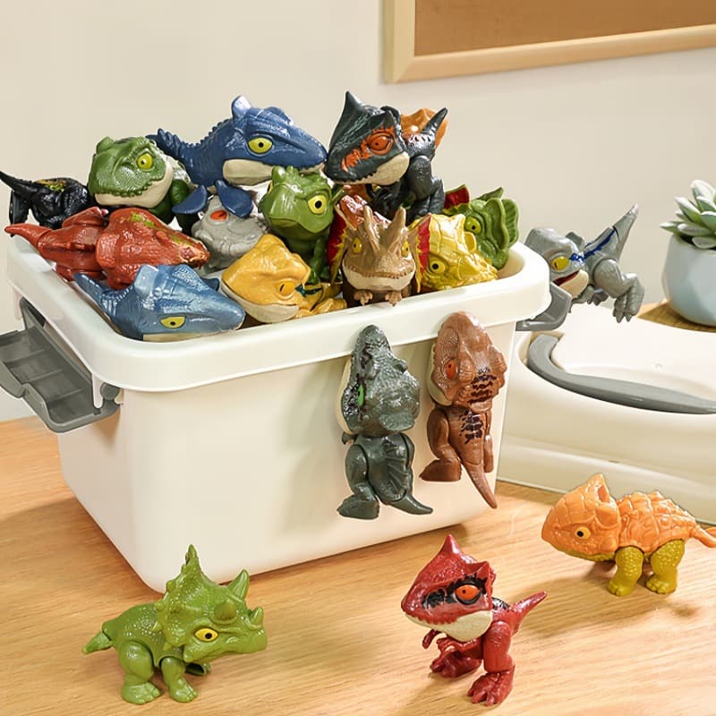 (Comércio transfronteiriço), dinossauro, brinquedo realista, morde o dedo - imagem 3