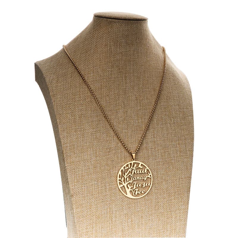 Colar dourado com letras, feito sob medida, amostra de ouro 750 - imagem 6