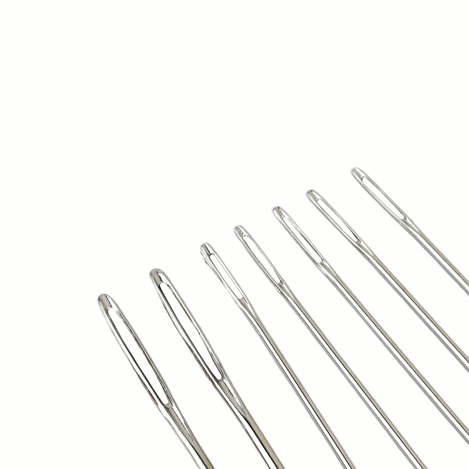 Diy ferramentas de tricô agulhas de costura artesanal sem corte agulha grande olho suéter agulha de lã grande buraco suéter agulha de costura agulha grossa - imagem 2