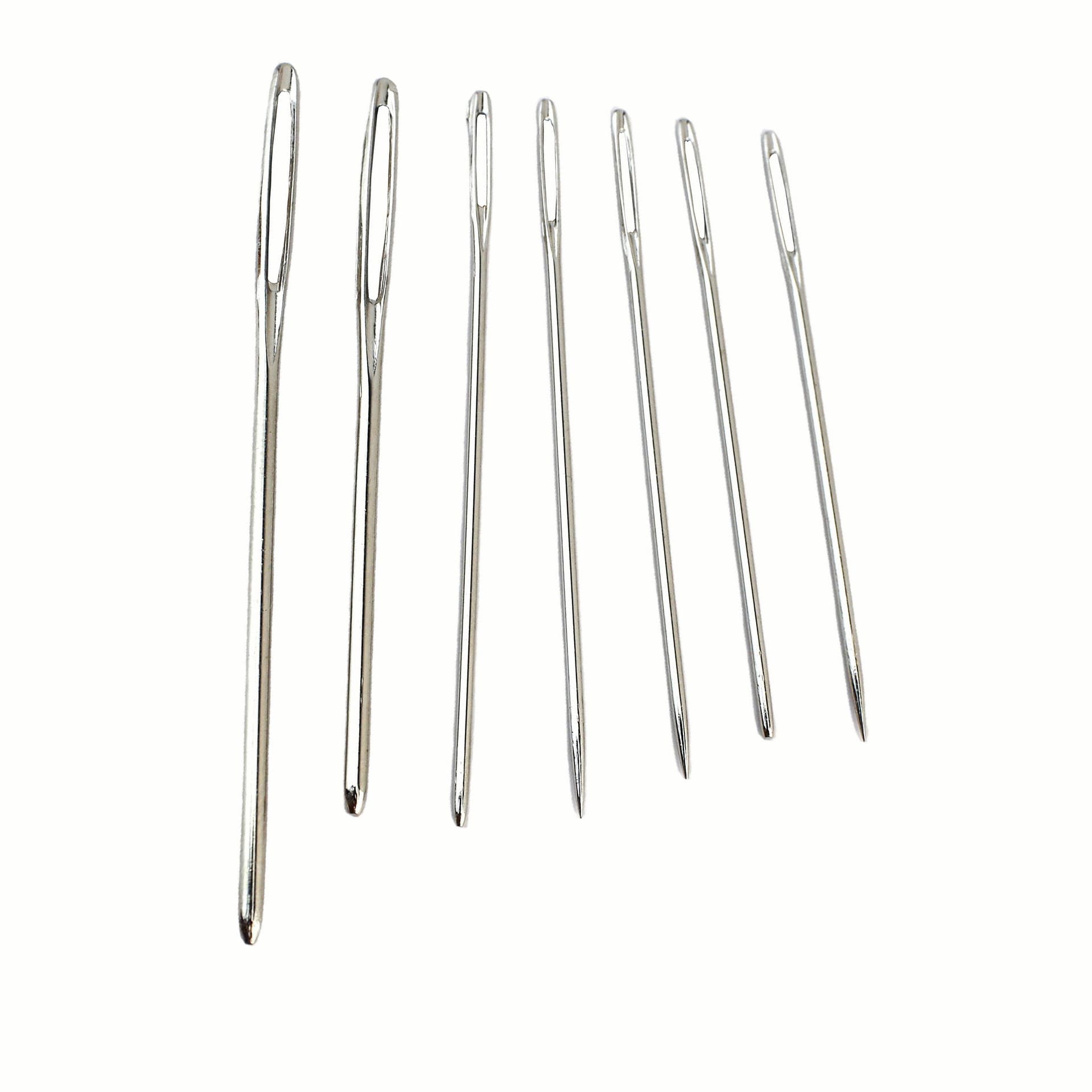 Diy ferramentas de tricô agulhas de costura artesanal sem corte agulha grande olho suéter agulha de lã grande buraco suéter agulha de costura agulha grossa - imagem 3