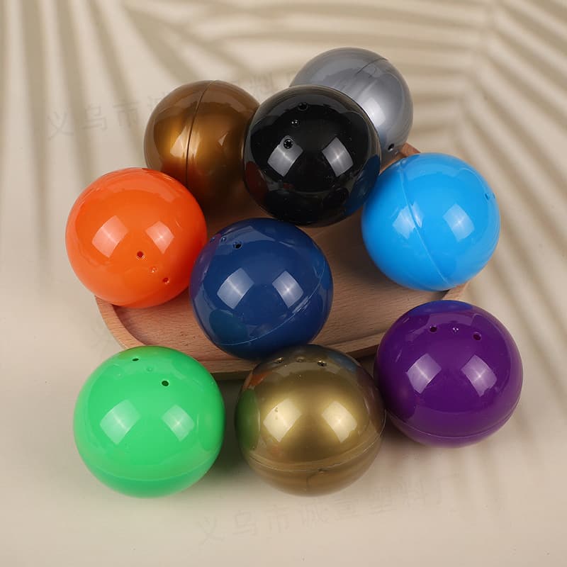 50mm transparente gashapon shell 5cm gashapon bola colorida que pode ser aberta bola redonda presente caindo do céu máquina gashapon bola universal - imagem 5