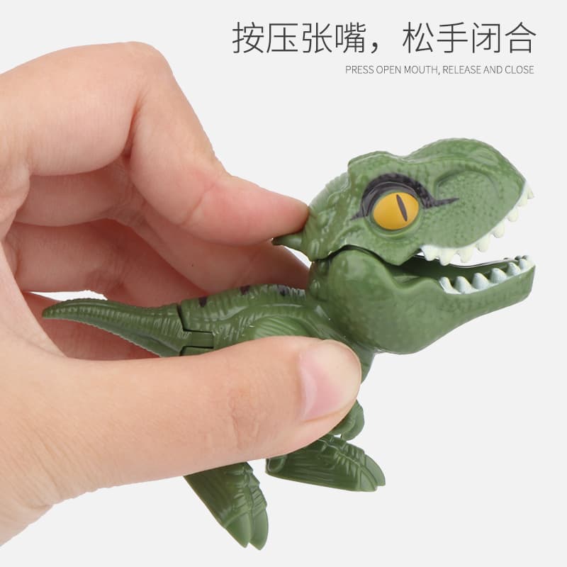 (Comércio internacional), dinossauro móvel, minifigura realista, brinquedo, nova coleção, morde o dedo, tiranossauro Rex - imagem 5