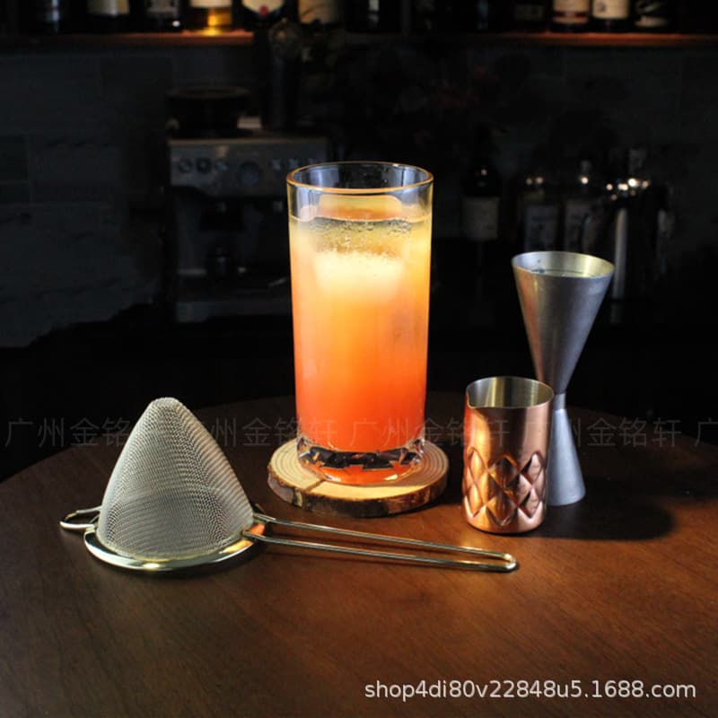 Filtro de vinho de grande capacidade aprofundado em aço inoxidável, colher de filtro cônico, colher de filtro de resíduos redondos, colher de filtro de vinho, colher de malha de resíduos de mistura de vinho - imagem 3