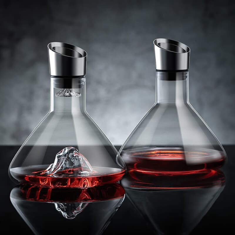 Decantador de vinho de vidro criativo, frasco de bolso, filtro rápido, dispensador de vinho, celebridade da internet - imagem 3