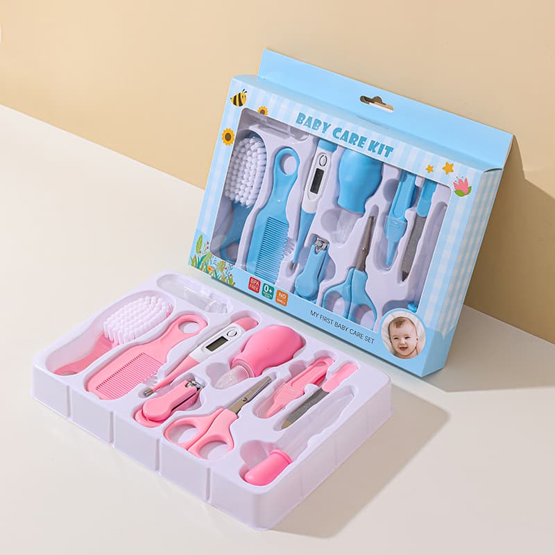 (Comércio internacional), conjunto médico infantil, termômetro para unhas, escova de dentes, escova, 10 peças - imagem 5